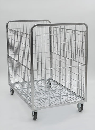 Container voor Kartons 800x1200 H1200 – Grote Rolkooi voor Verwerking van Verpakte Goederen