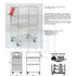 Zware Container 855x655 H1400 – Industriële Rolkooi voor Veilige Opslag