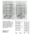 Hoge Container 700x700 H1650 met 4 Planken – Hoge Rolkooi voor Maximale Opslag
