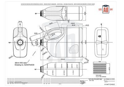 6 Pint Polyethyleen Melkcontainers