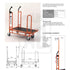 Carry 90 Transportkar – Multiplex Platform met Roltrap-Compatibele Wielen
