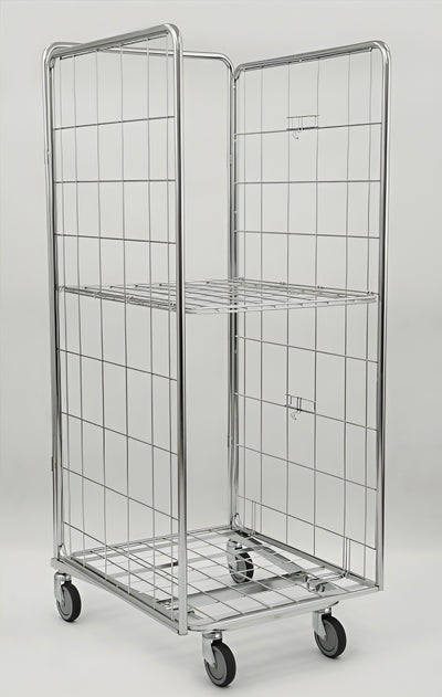 Vouwcontainer WMS 1800x810x750 – Inklapbare Rolkooi voor Ruimtebesparende Opslag