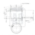 350ml Terrine Kilnclip Glazen Pot