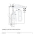 100ml Platin Hoge Glazen Olie Fles (Kurkopener)