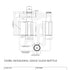 250ml Hexagonale Saus Glazen Fles