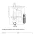250ml Ronde Glazen Sausfles