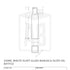 250ml Witte Flint Glazen Marasca Olijfolie Fles (Schroefhals)