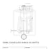 500ml Heldere Glazen Dorica Olie Fles (Schroefhals)