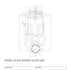 500ml Effen Mason Glazen Pot