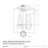 50ml Miniatuur Ronde Glazen Geest/Essence Fles