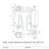 60ml Glazen Frantoio Marasca Olie Fles (Schroefhals)
