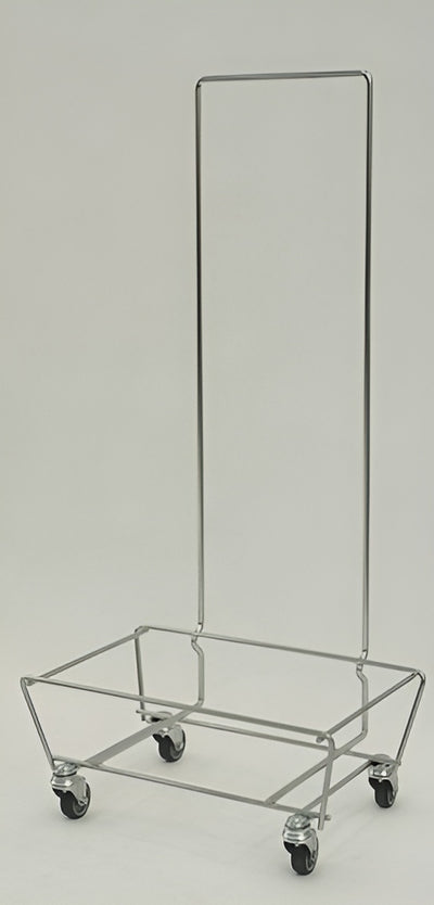 Mand Stapelrek met Handvat – Mobiele Mandhouder voor Detailhandel