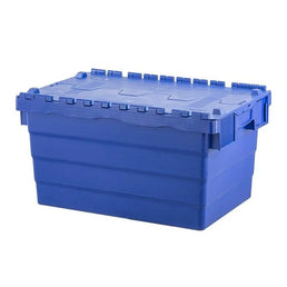 Aangehechte Deksel Krat – 60 Liter – 600x400x320mm – Stapelbaar & Nestbaar