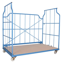 Meubels Corlette Kar 1200x1150x1850mm – 800kg Laadcapaciteit, Stapelbaar & Nestbaar Gaas Rolcontainer