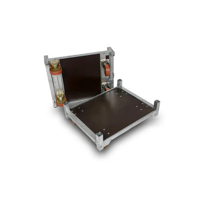Deense plantentrolley met 3 verstelbare planken – 715x565x1250mm, gegalvaniseerd stalen frame