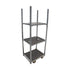 Deense plantentrolley met 3 verstelbare planken – 715x565x1250mm, gegalvaniseerd stalen frame