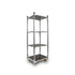 Deense Plantenkar met 3 Verstelbare Planken – 715x565x1900mm, Gegalvaniseerd Stalen Frame