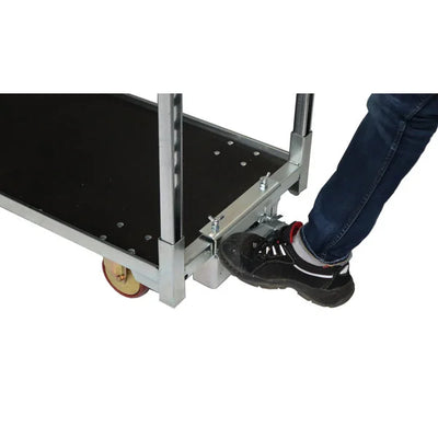 Rem voor Deense Plantentrolley – Gegalvaniseerd, Voetbediend, 400kg Capaciteit