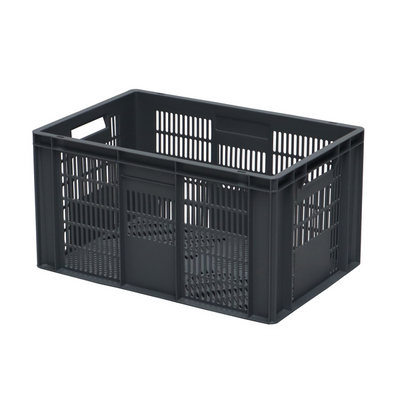 Euro Plastic Stapelbak – 600x400x320mm – 60L – Geperforeerd