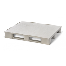 Plastic Pallet – 1200x1000x160mm – Recycled PP, Closed Deck, 3 Runners