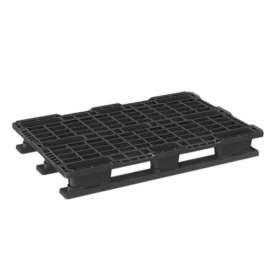 Plastic Pallet – 1200x800x155mm – Met Rand – 3 Sledes – Nestbaar – 900kg Dynamische Belasting – 6,9kg