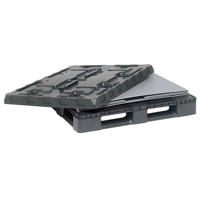 Vouwbare Plastic Palletbox – 1227x1027x965mm – 815L – Opvouwbaar