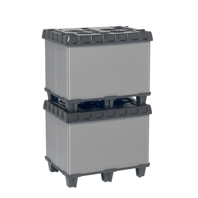 Foldable Pallet Box – 820x620x635mm – 201L – Heavy-Duty with Thick Walls