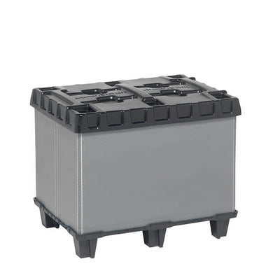 Foldable Pallet Box – 820x620x635mm – 201L – Heavy-Duty with Thick Walls