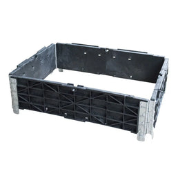 Plastic Pallet Collar – 1200x1000x200mm – 4 Scharnieren – Vouwbaar & Duurzaam PE Kunststof