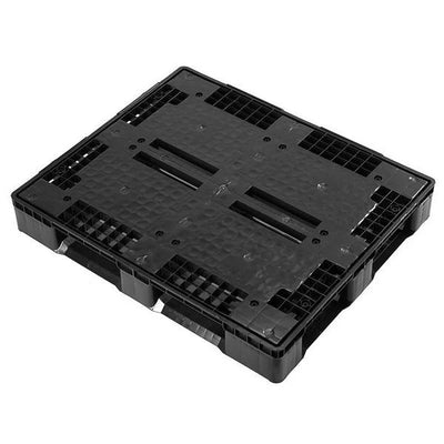 Plastic Pallet – 1200x1000x160mm – Gesloten Dek – Gerecycled HDPE – Volledige Perimeter Basis