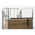 2-zijdige rolcontainer – 810x720x1620mm, Gegalvaniseerd met kunststof basis, 500kg capaciteit