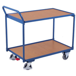 Table Trolley – 975x525x1010mm – 2 Shelves – 250kg Load Capacity – Blue RAL 5010