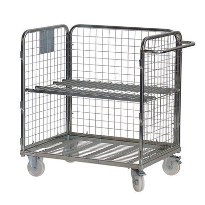 Driezijdige compacte goederenpickwagen