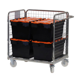 Driezijdige compacte goederenpickwagen