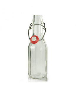 250ml Facetgeslepen Costolata Fles met Schommelstopper