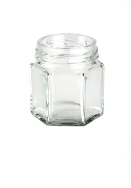 45ml Hexagonale Glazen Pot