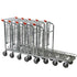 Nestbare voorraadwagen met opvouwbare plank