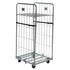 2-zijdige demontabele rolcontainer met plank