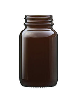 100ml Amber Glass Poederpot