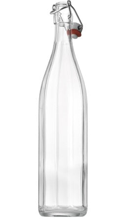 750ml Gefacetteerde Costolata Fles met Schommelstopper