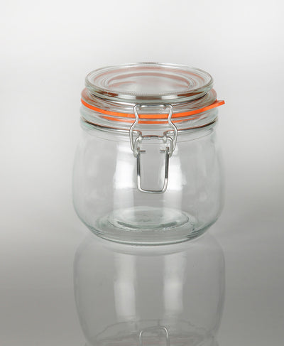 500ml Kilnclip Glazen Pot