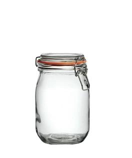 1000ml Kilnclip Glazen Pot