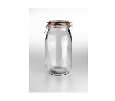 1500ml Kilnclip Glazen Pot