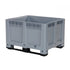 Plastic pallet opslagbox grijs