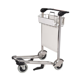 Trafficker RVS Luchthaven Bagagetrolley met 3 Wielen