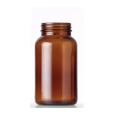 250ml (8oz) Amberkleurige Glazen Poederpot