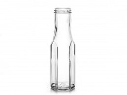 250ml Hexagonale Saus Glazen Fles