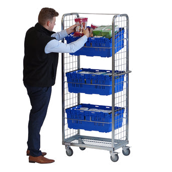 Multi-gebruiks-, display- en merchandise-pickingkar
