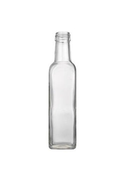 230ml (8oz) Vierkante Lange Hals Glazen Sausfles