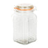 1300ml Geribbelde Kilnclip Glazen Pot